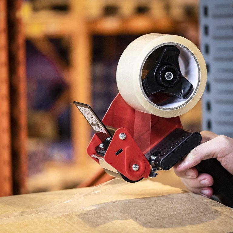 Rapesco TD9600A1 960 Packaging Tape Dispenser Gun, For Use with 50 mm and 66 mm Tape, White