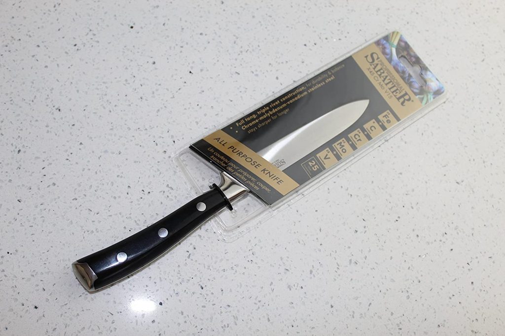 Professional Sabatier All Purpose Knife 4.5in/12cm Full Tang Blade